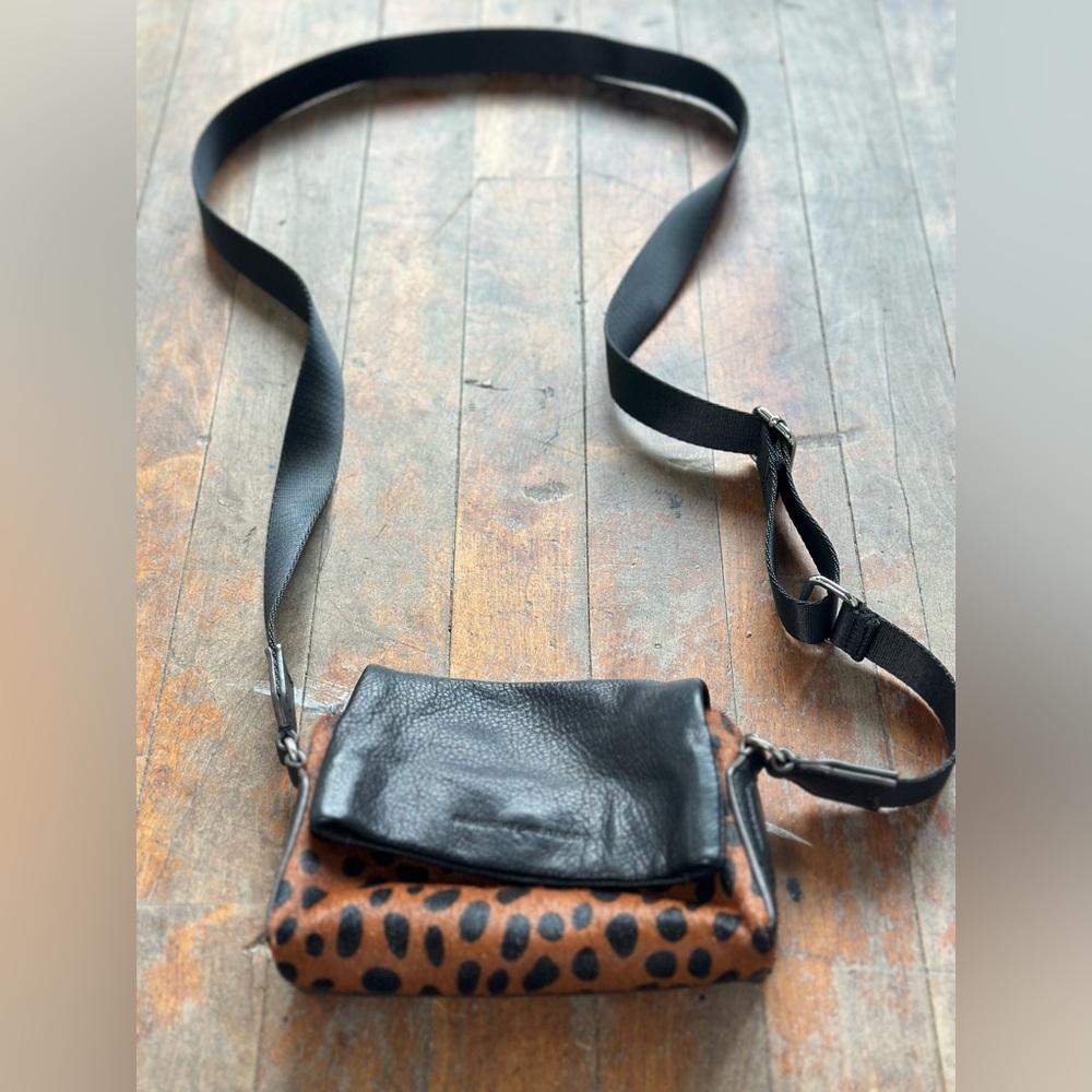 Leopard Leather Crossbody bag